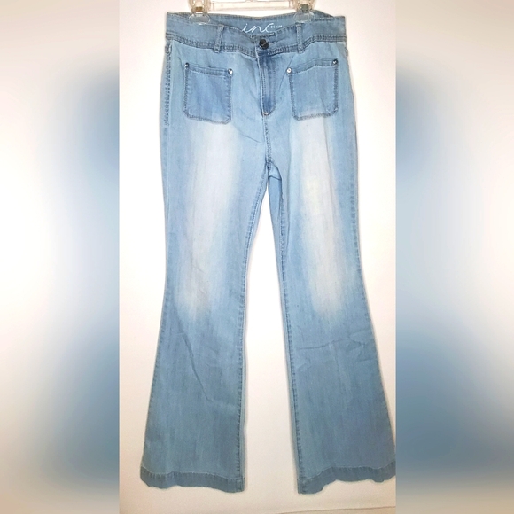 INC International Concepts Denim - INC Size 6 women denim jeans wide legs jeans